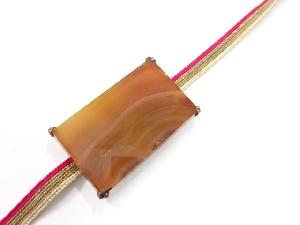 アンティーク　瑪瑙　帯留め